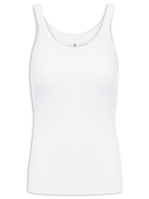 Regata Feminina Alças Finas – Branco