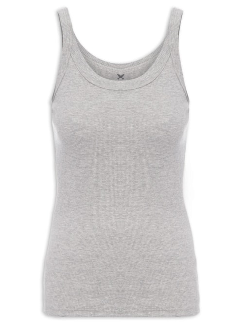 Regata Feminina Alças Finas – Cinza