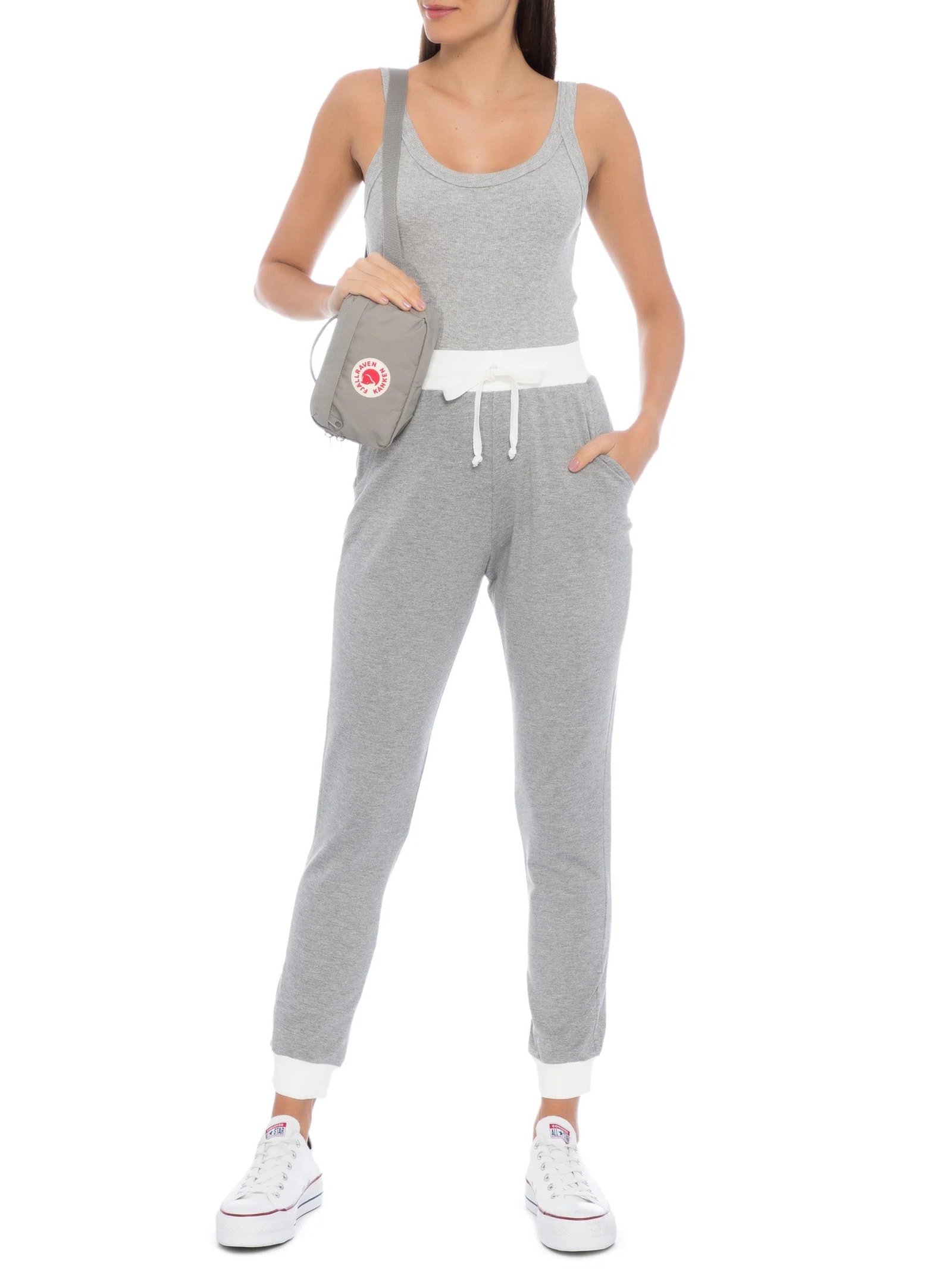 Regata Feminina Alças Finas Cinza  Hering