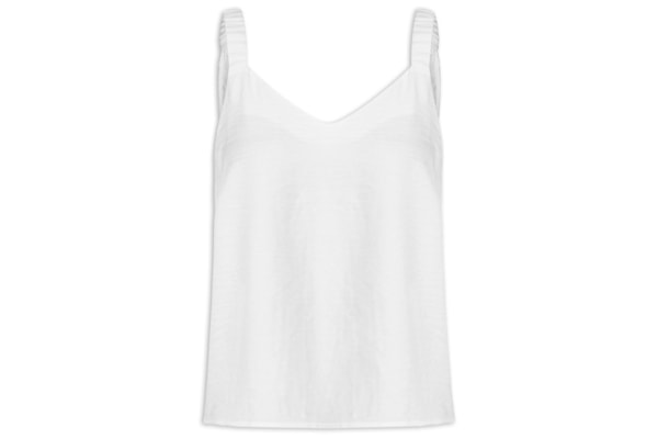 Regata Feminina Alcinha - Branco