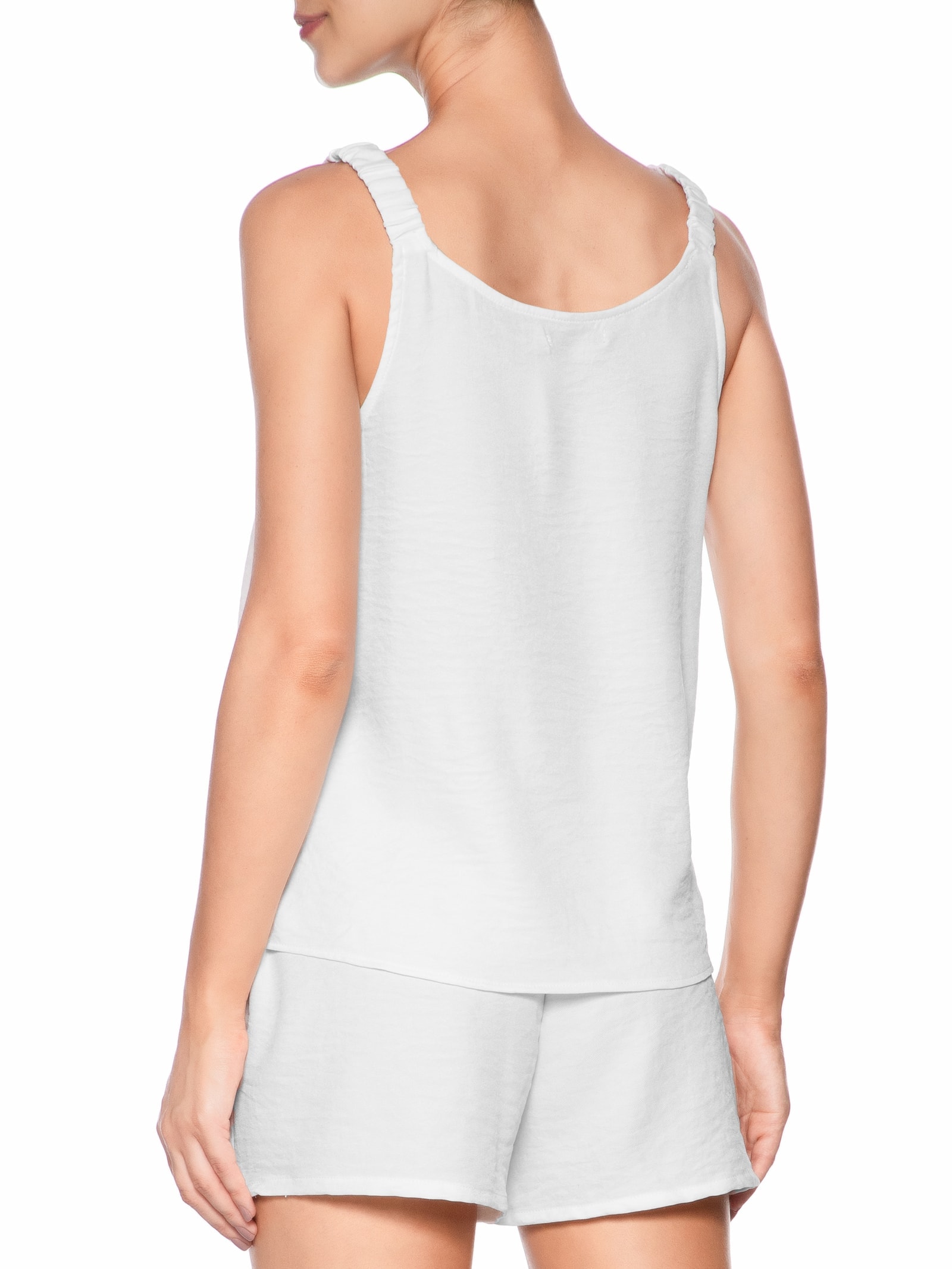 Regata Feminina Alcinha Branco Basiq