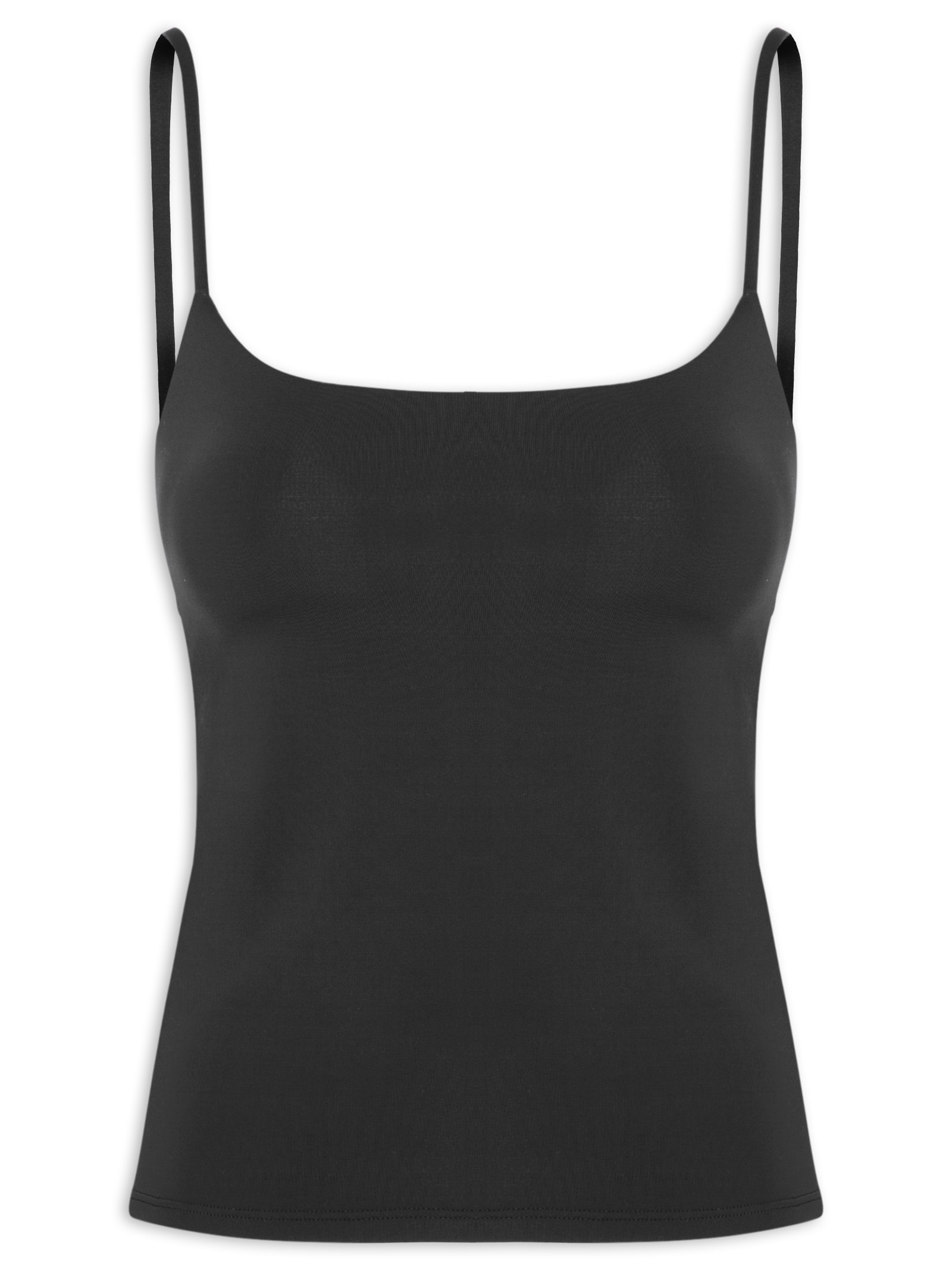Regata Feminina Alcinha Lisa Mission Preto Body For Sure