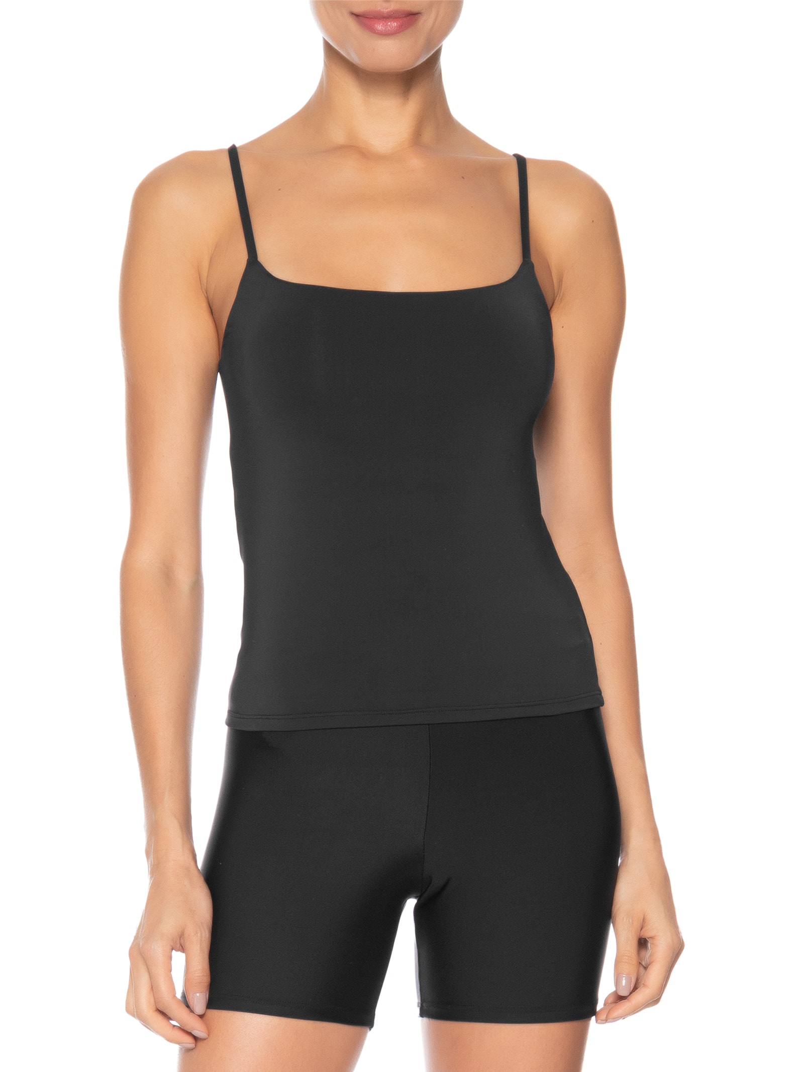 Regata Feminina Alcinha Lisa Mission Preto Body For Sure