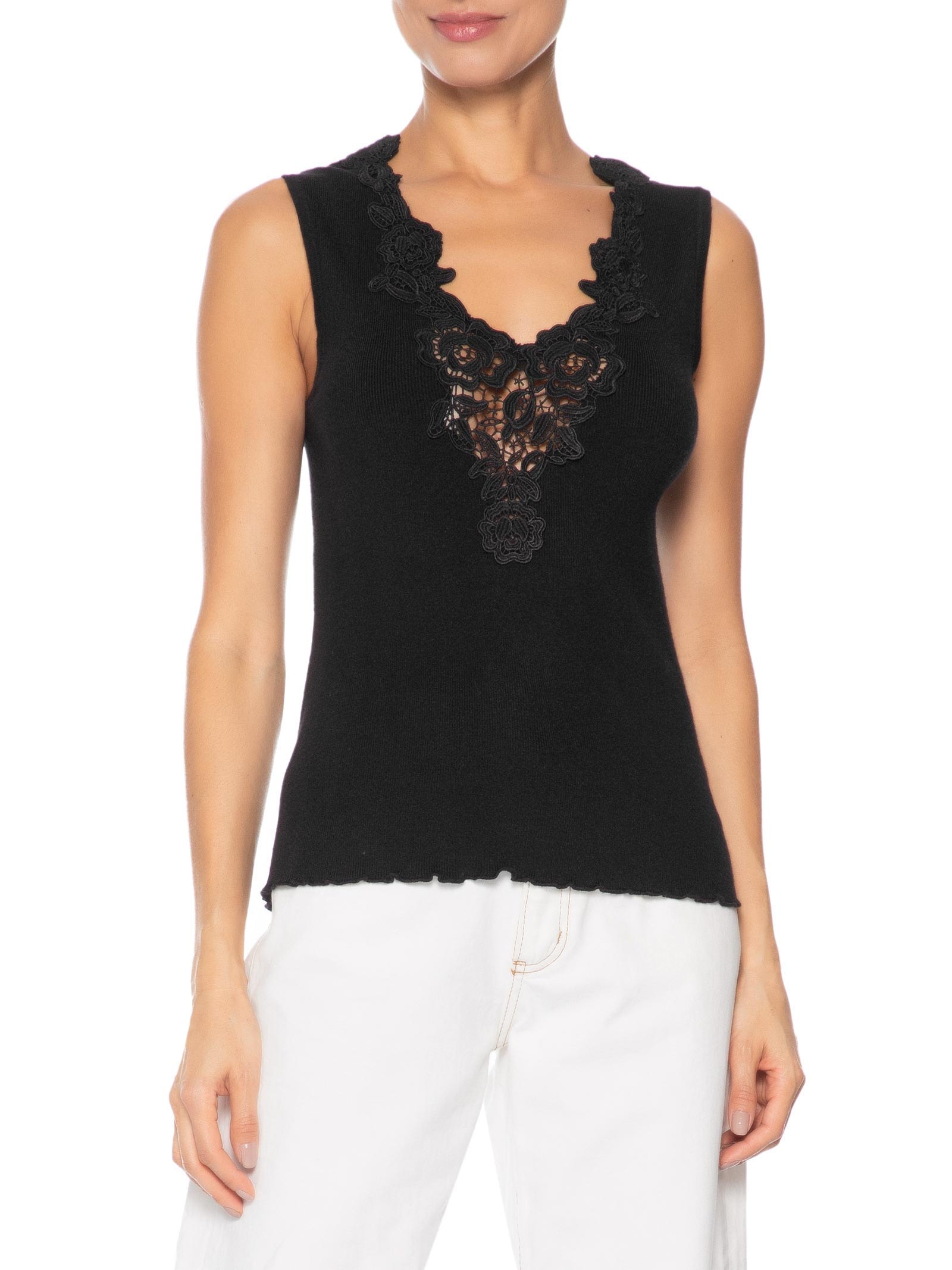 Regata Feminina Ana – Preto Le Lis
