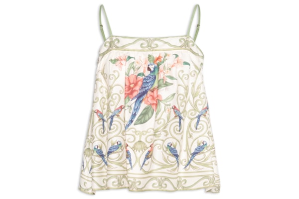 Regata Feminina Arabesco Tropical - Off White