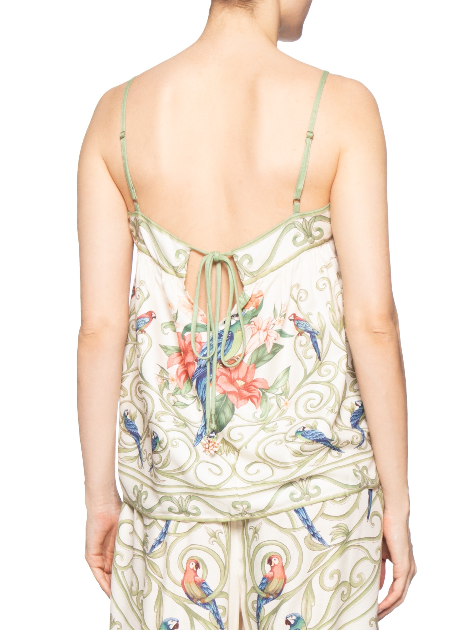 Regata Feminina Arabesco Tropical Off White Farm