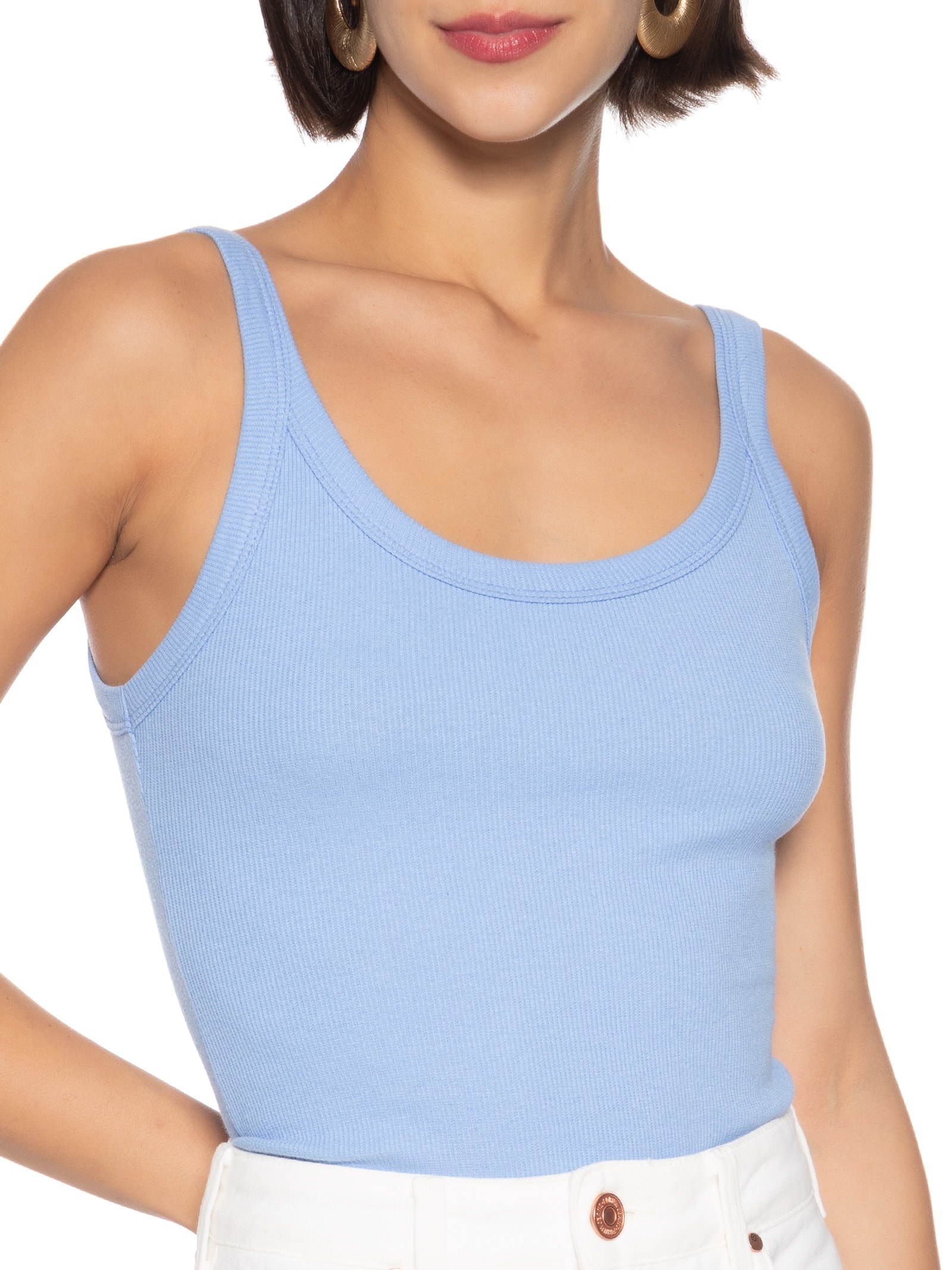 Regata Feminina Azul Hering