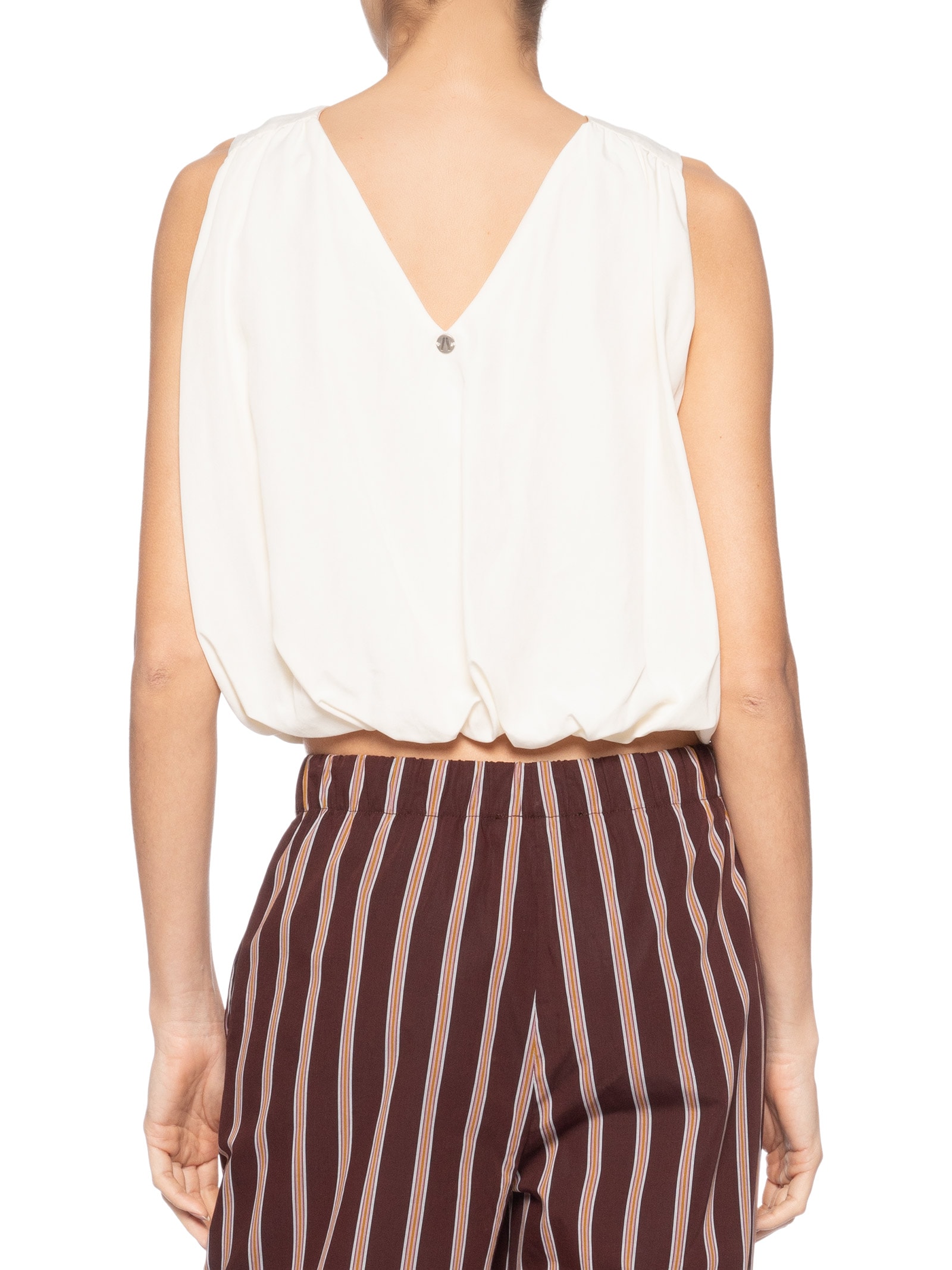 Regata Feminina Ballon Marieta Off White Animale Jeans