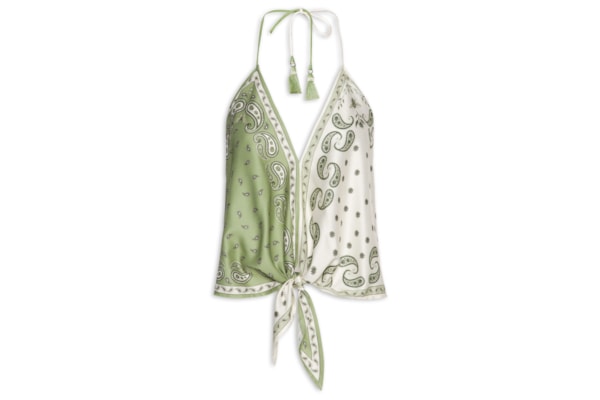 Regata Feminina Bandanas Jardim – Verde