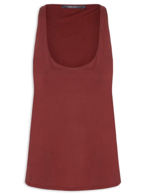 Regata Feminina Barra Fraldada – Vinho