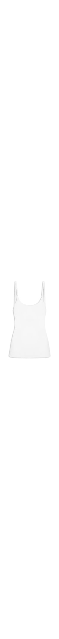 Regata Feminina Básica Alcinha Com Bojo - Branco