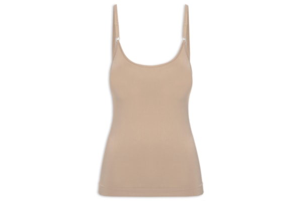 Regata Feminina Básica Alcinha Com Bojo - Marrom