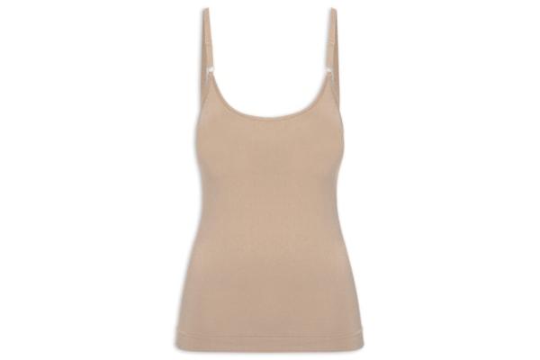 Regata Feminina Básica Alcinha Com Bojo - Marrom