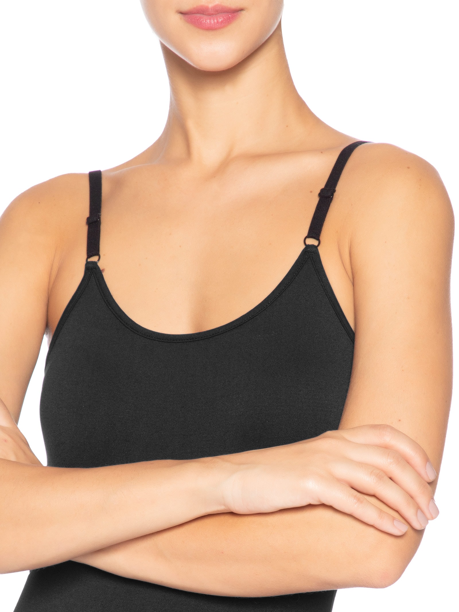 Regata Feminina Básica Alcinha Com Bojo Preto Basiq