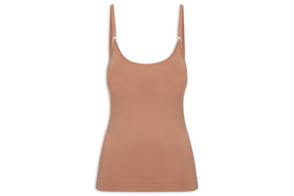 Regata Feminina Básica Alcinha Com Bojo - Rosa