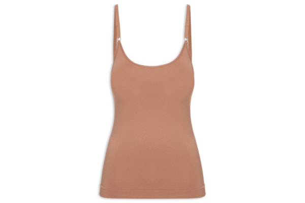 Regata Feminina Básica Alcinha Com Bojo - Rosa