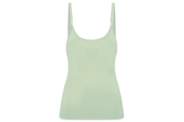 Regata Feminina Básica Alcinha Com Bojo - Verde