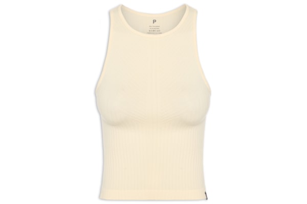 Regata Feminina Básica Canelada - Amarelo