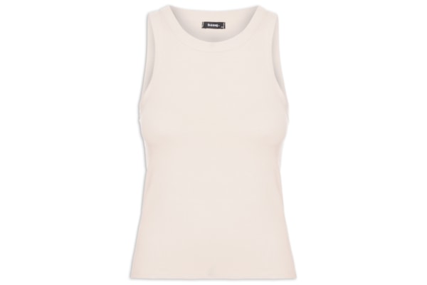 Regata Feminina Básica Canelada - Off White