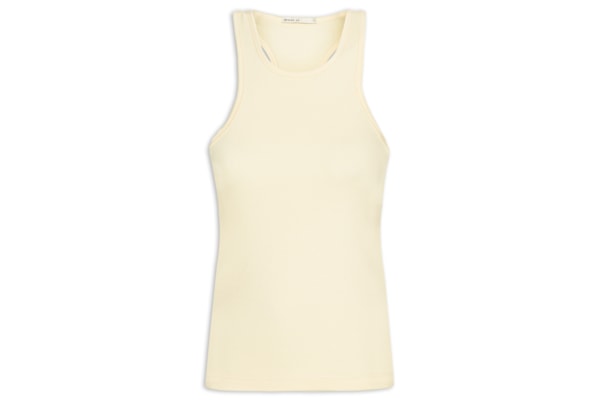 Regata Feminina Básica Canelado - Bege