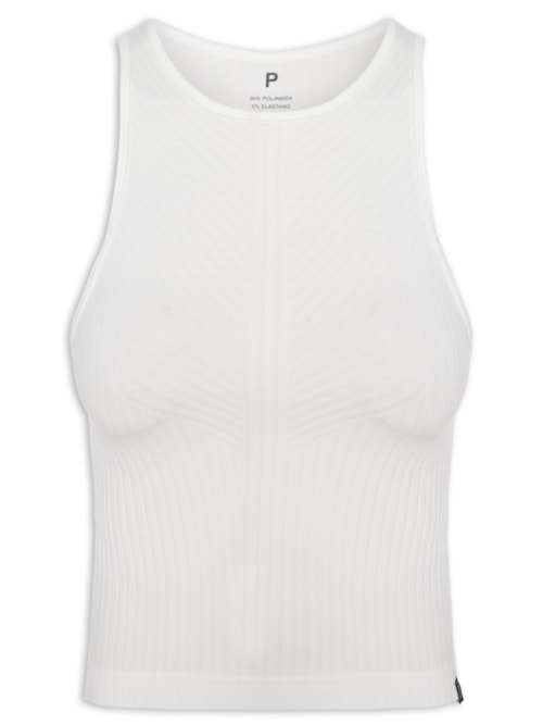 Regata Feminina Básica Poliamida – Branco