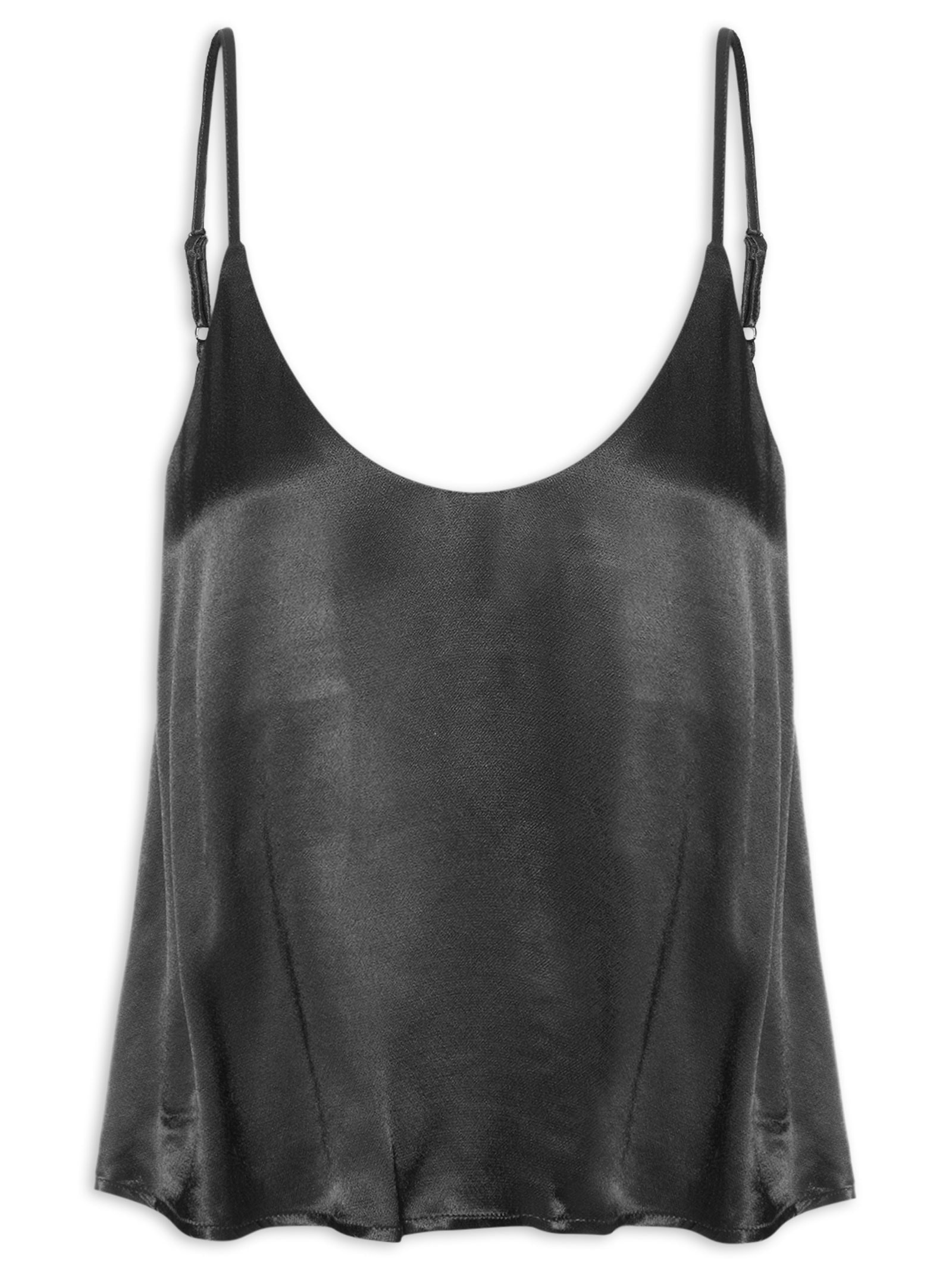 Regata Feminina Básica Preto Animale Jeans