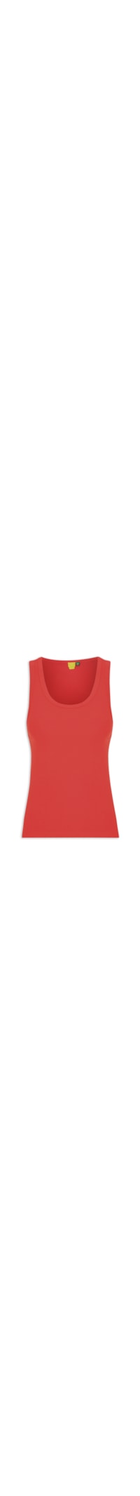 Regata Feminina Básica Rib - Vermelho
