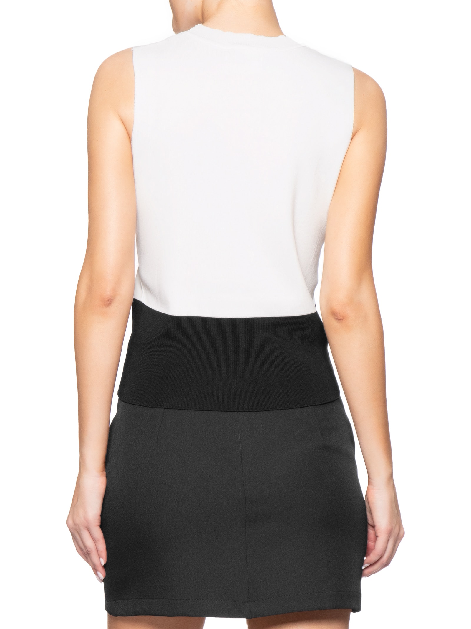 Regata Feminina Bicolor Em Tricot Off White Market 33