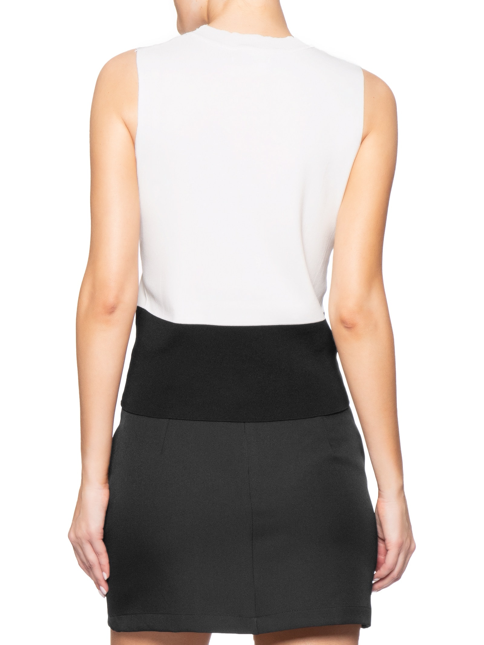 Regata Feminina Bicolor Em Tricot Off White Market 33