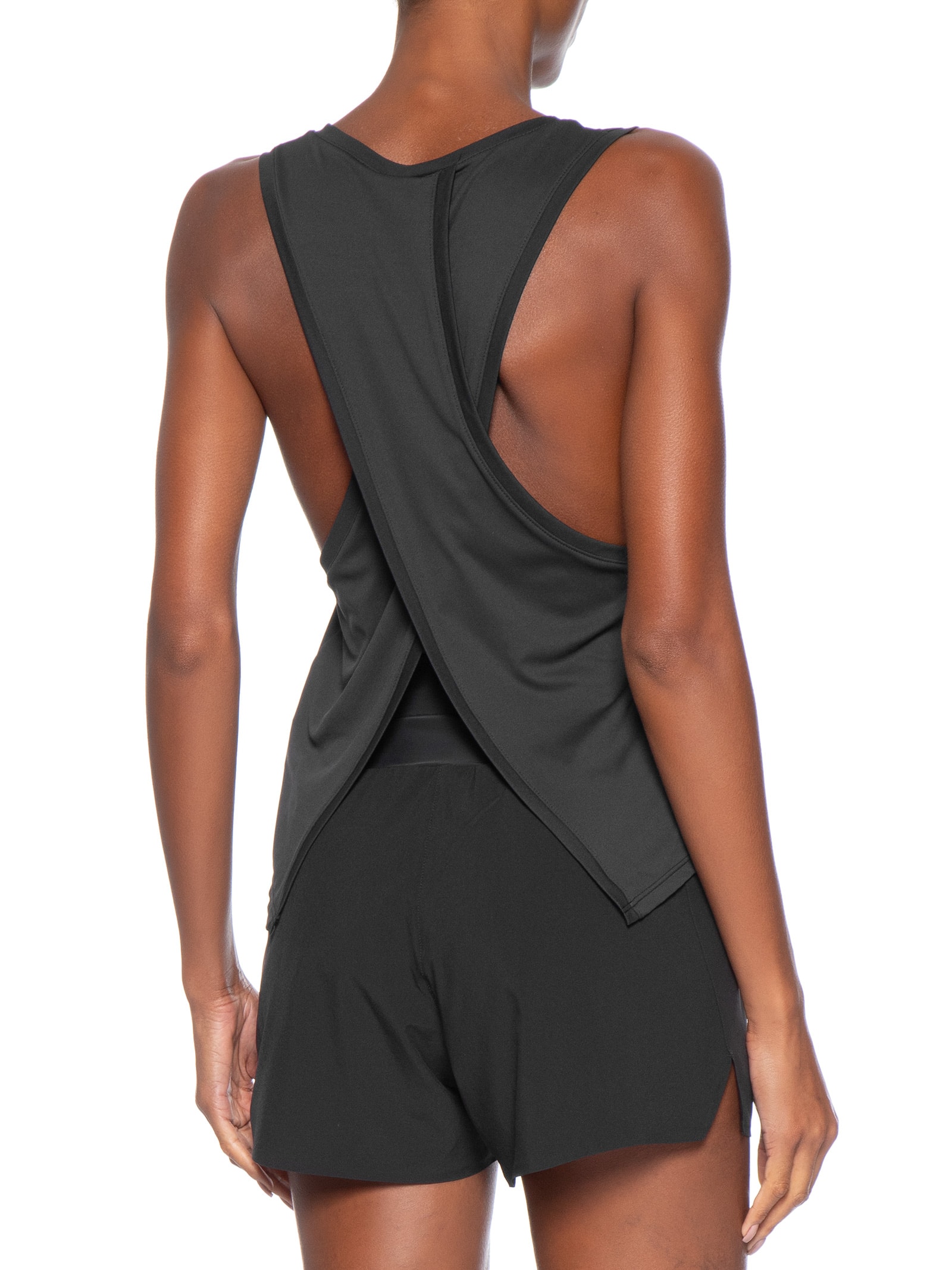 Regata Feminina Bio Stretch Preto Live!