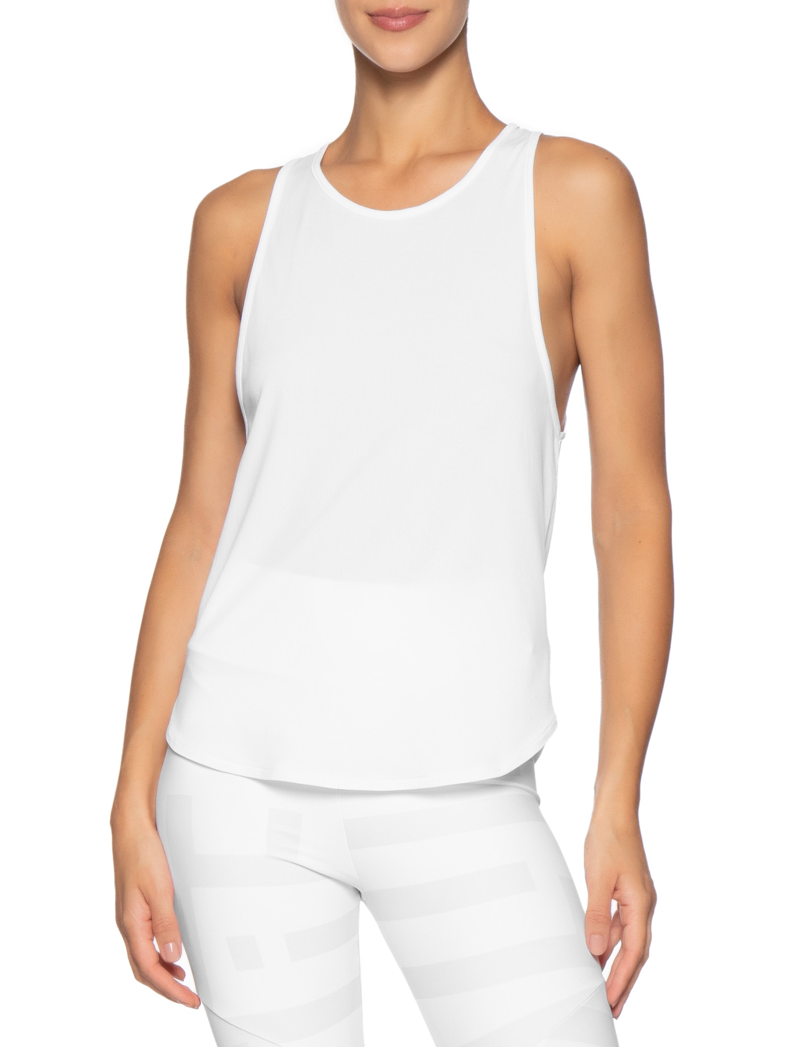 Regata Feminina Breath Back Comfort Branco Live!