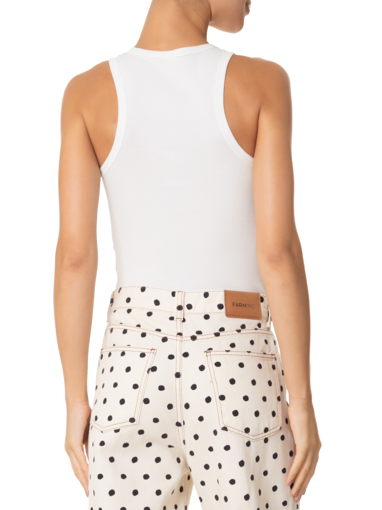 Regata Feminina Camila Branca Farm