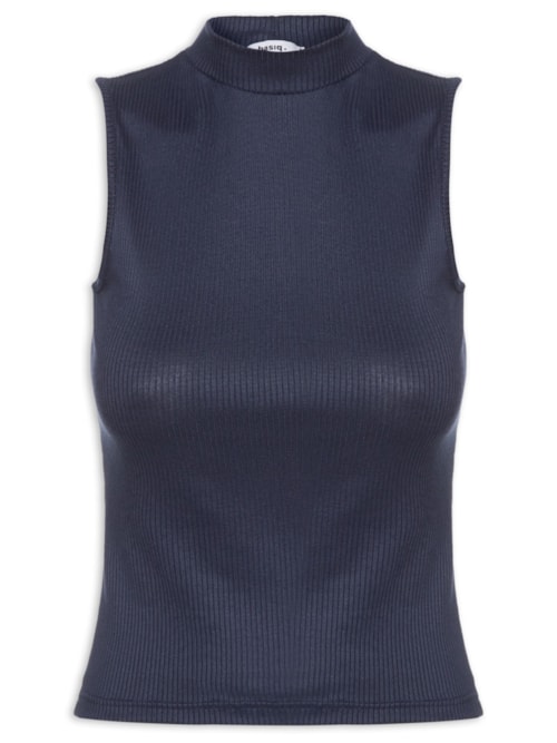 Regata Feminina Canelada - Azul