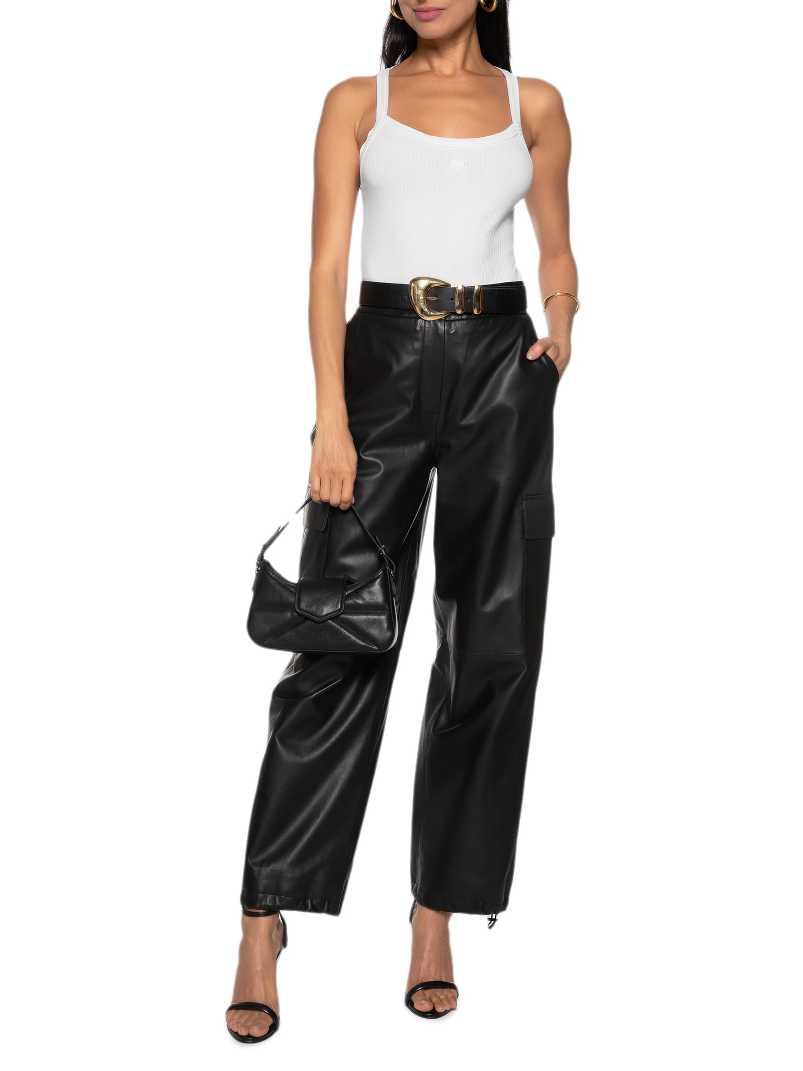 Regata Feminina Canelada Branco Colcci