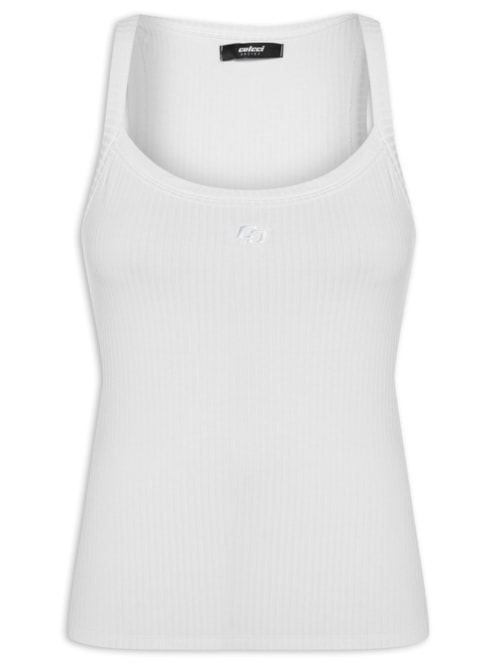 Regata Feminina Canelada - Branco