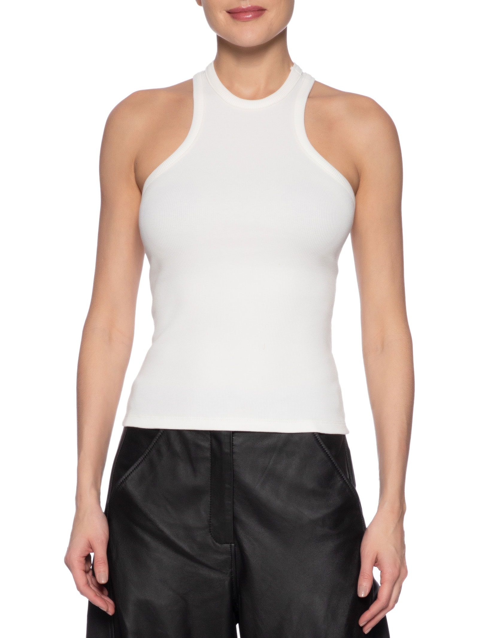 Regata Feminina Canelada Branco  Forum