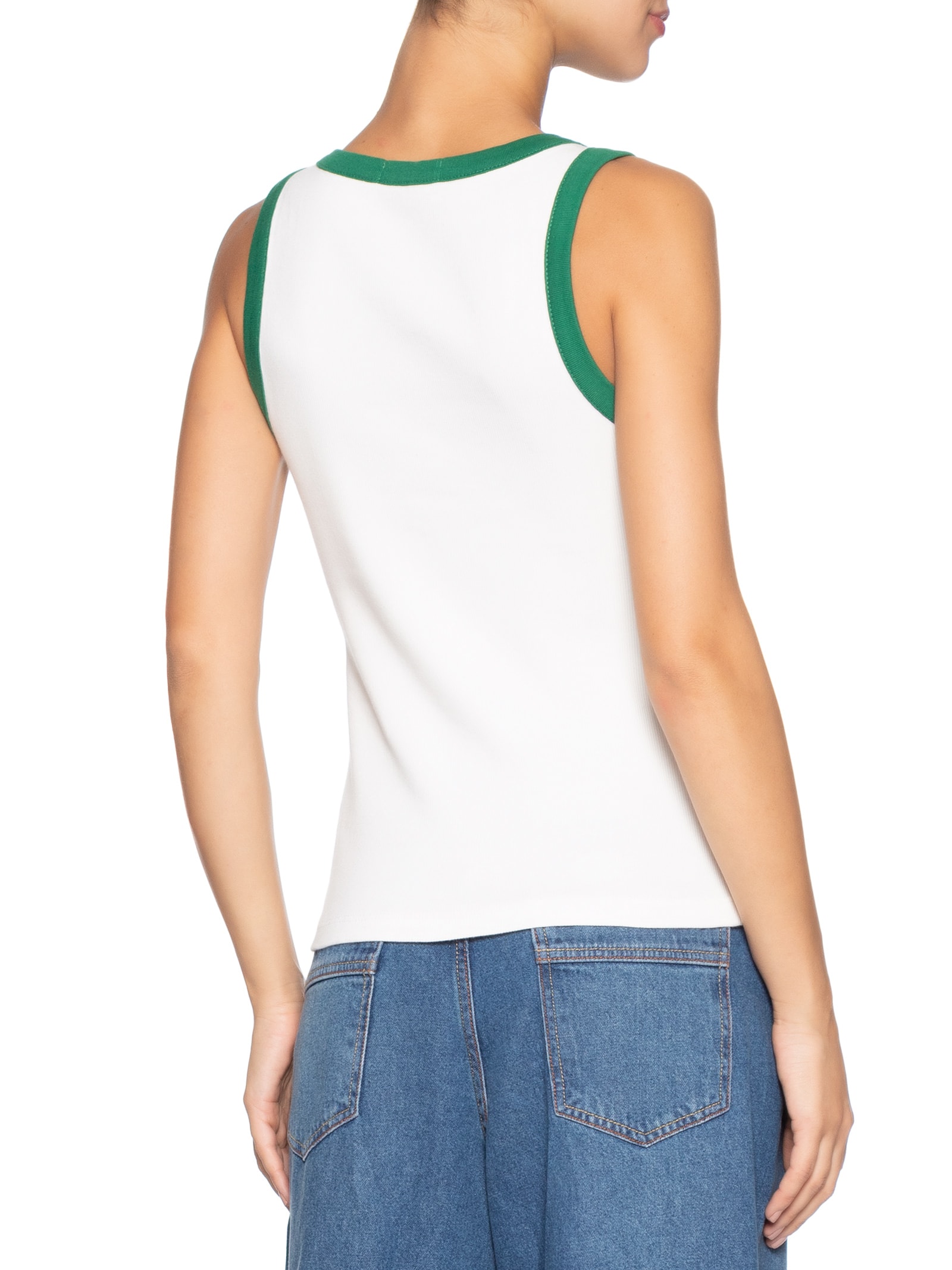 Regata Feminina Canelada Brasil Branco Dress To