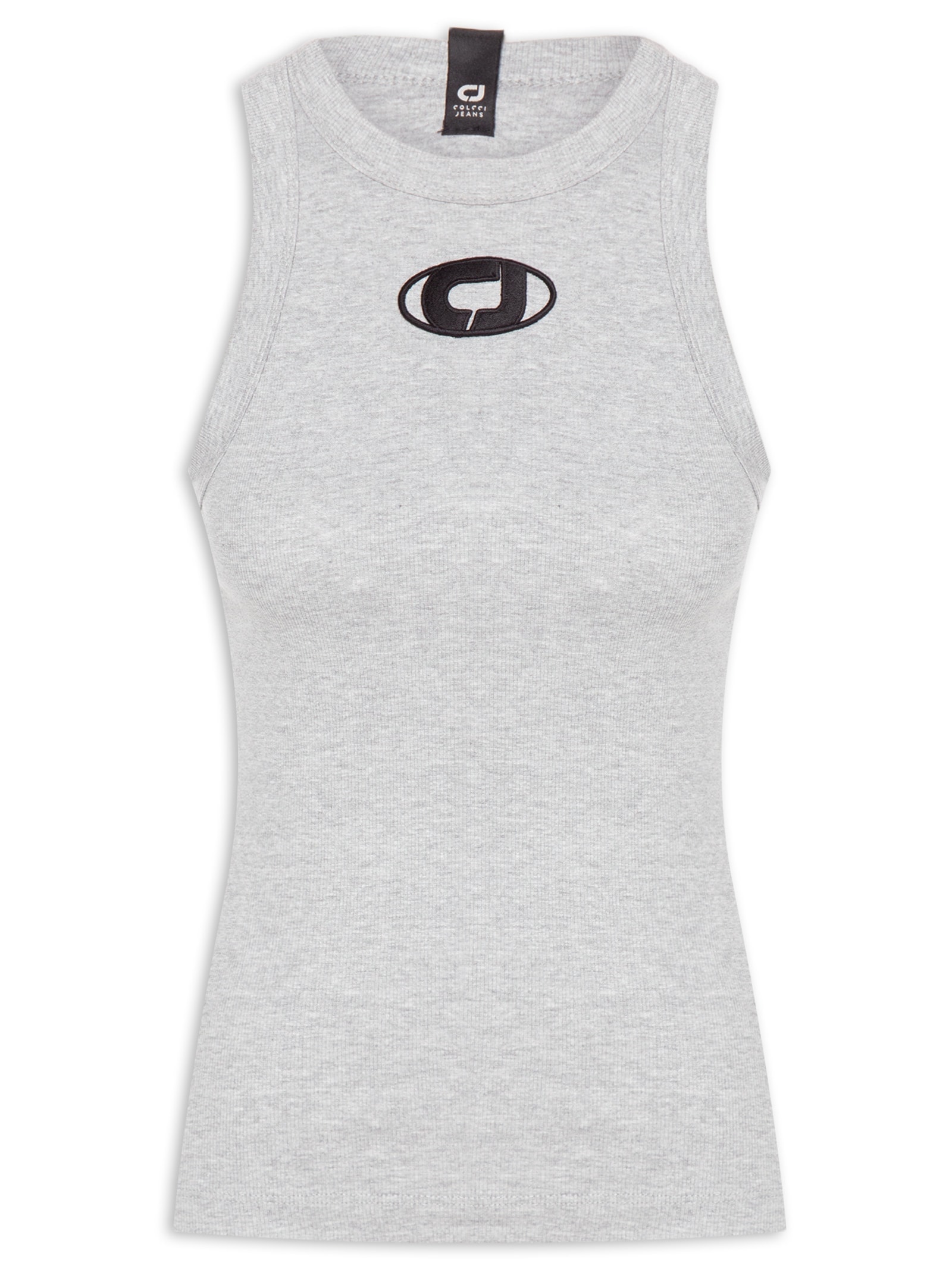 Regata Feminina Canelada Cinza Colcci Jeans