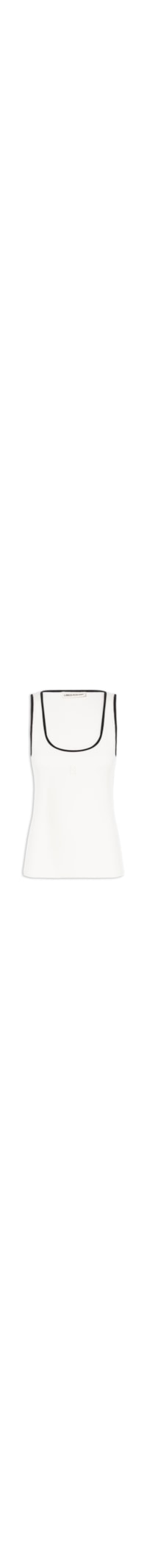 Regata Feminina Canelada Com Bordado - Off White