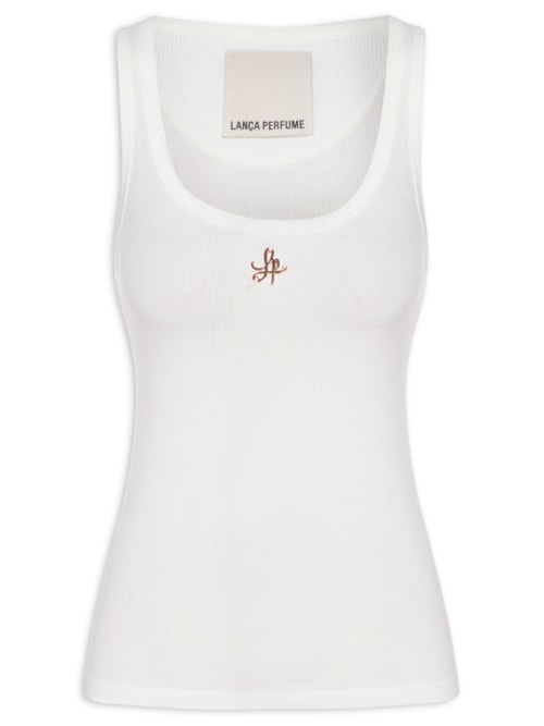 Regata Feminina Canelada Com Lata – Branco