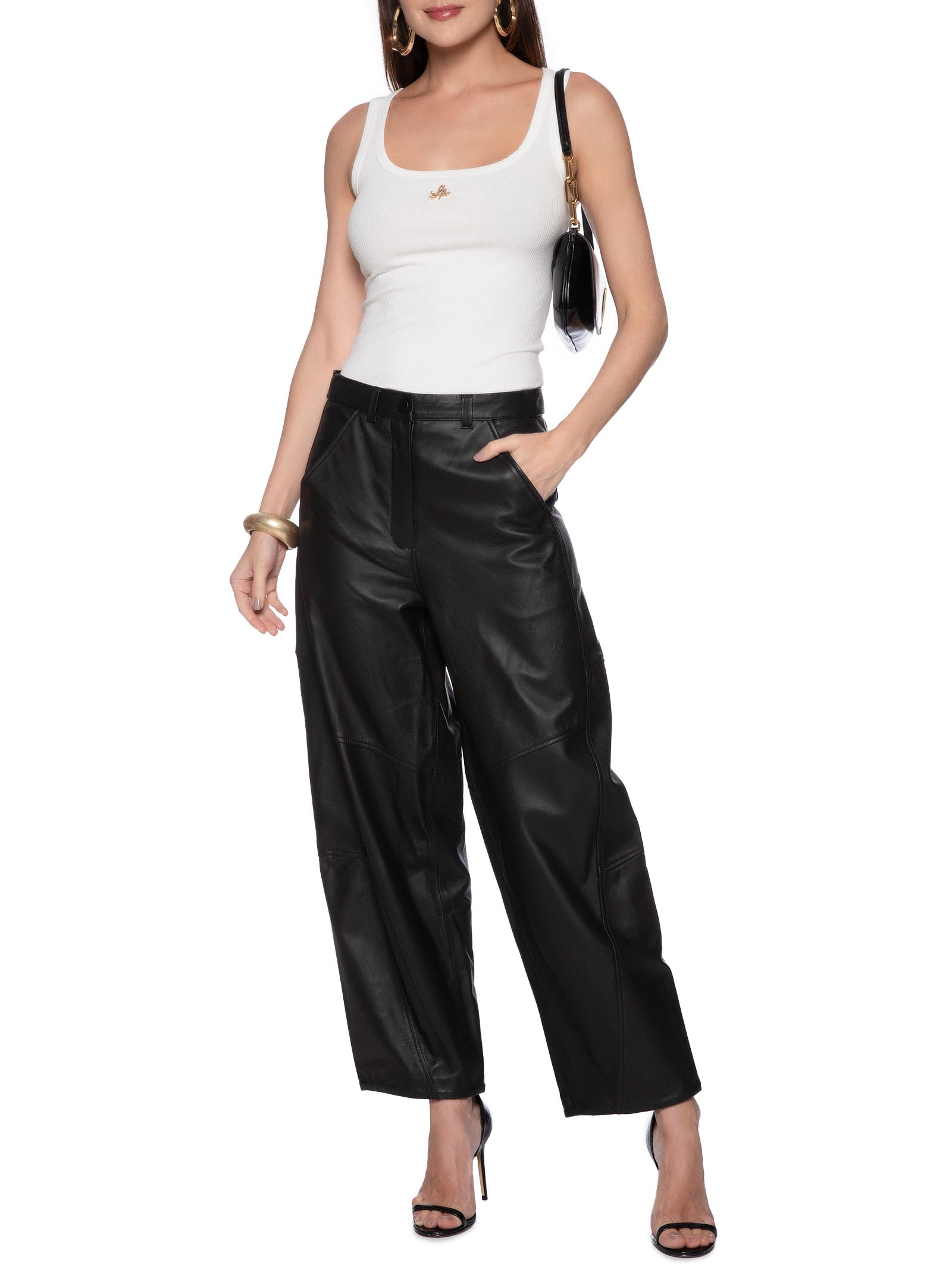 Regata Feminina Canelada Com Lata Branco Lança Perfume