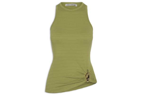 Regata Feminina Canelada Com Metal - Verde