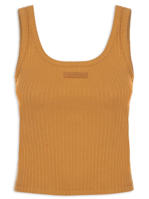 Regata Feminina Canelada – Marrom