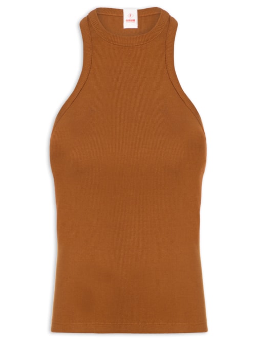 Regata Feminina Canelada – Marrom