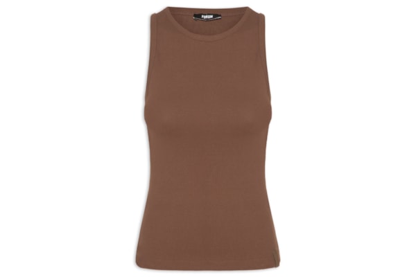 Regata Feminina Canelada - Marrom