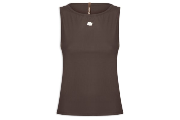 Regata Feminina Canelada - Marrom