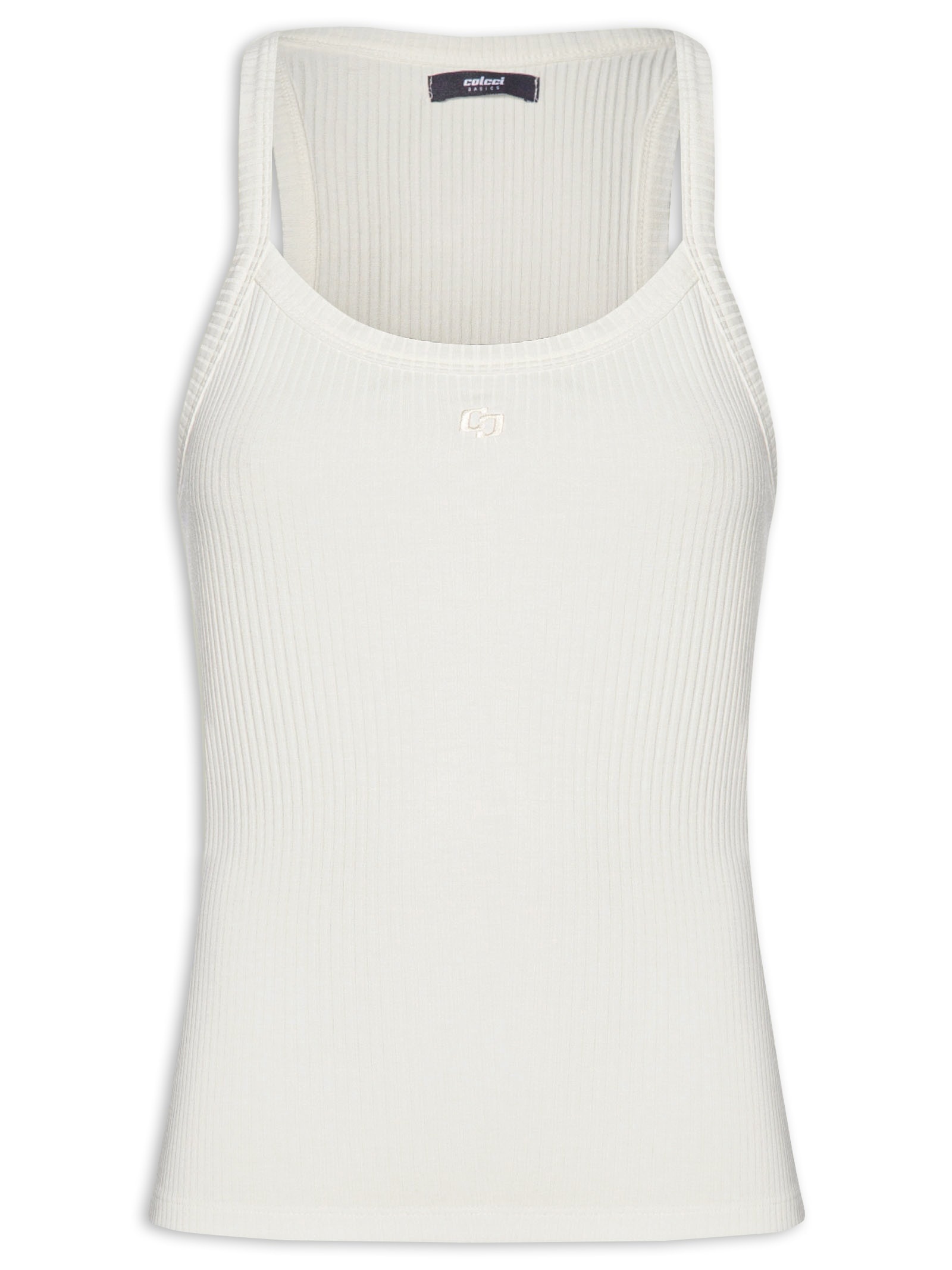 Regata Feminina Canelada Off White Colcci