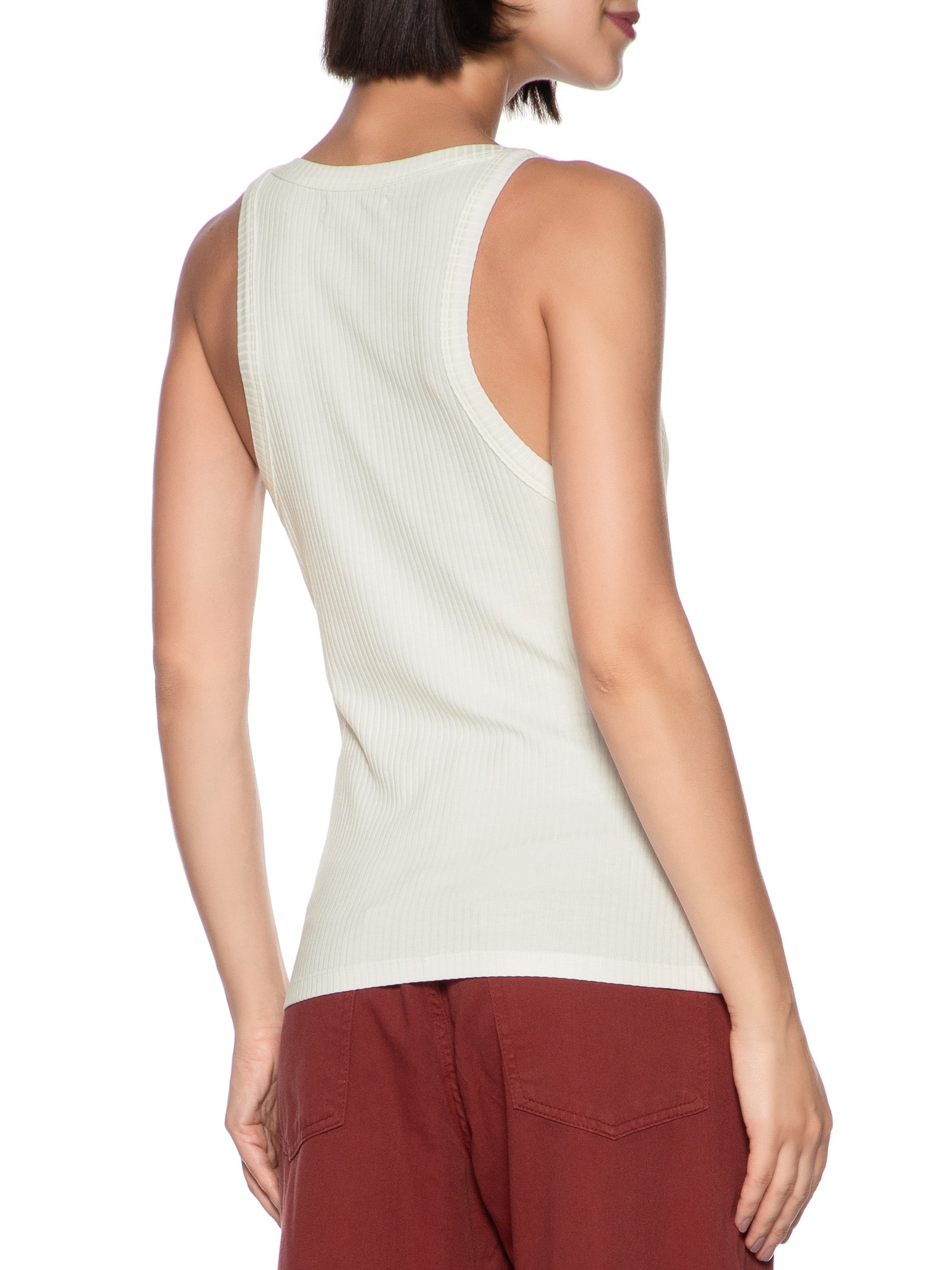 Regata Feminina Canelada Off White Colcci