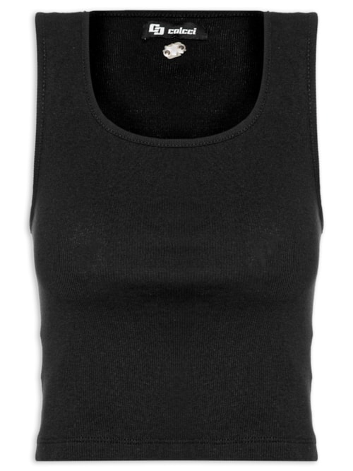 Regata Feminina Canelada – Preto