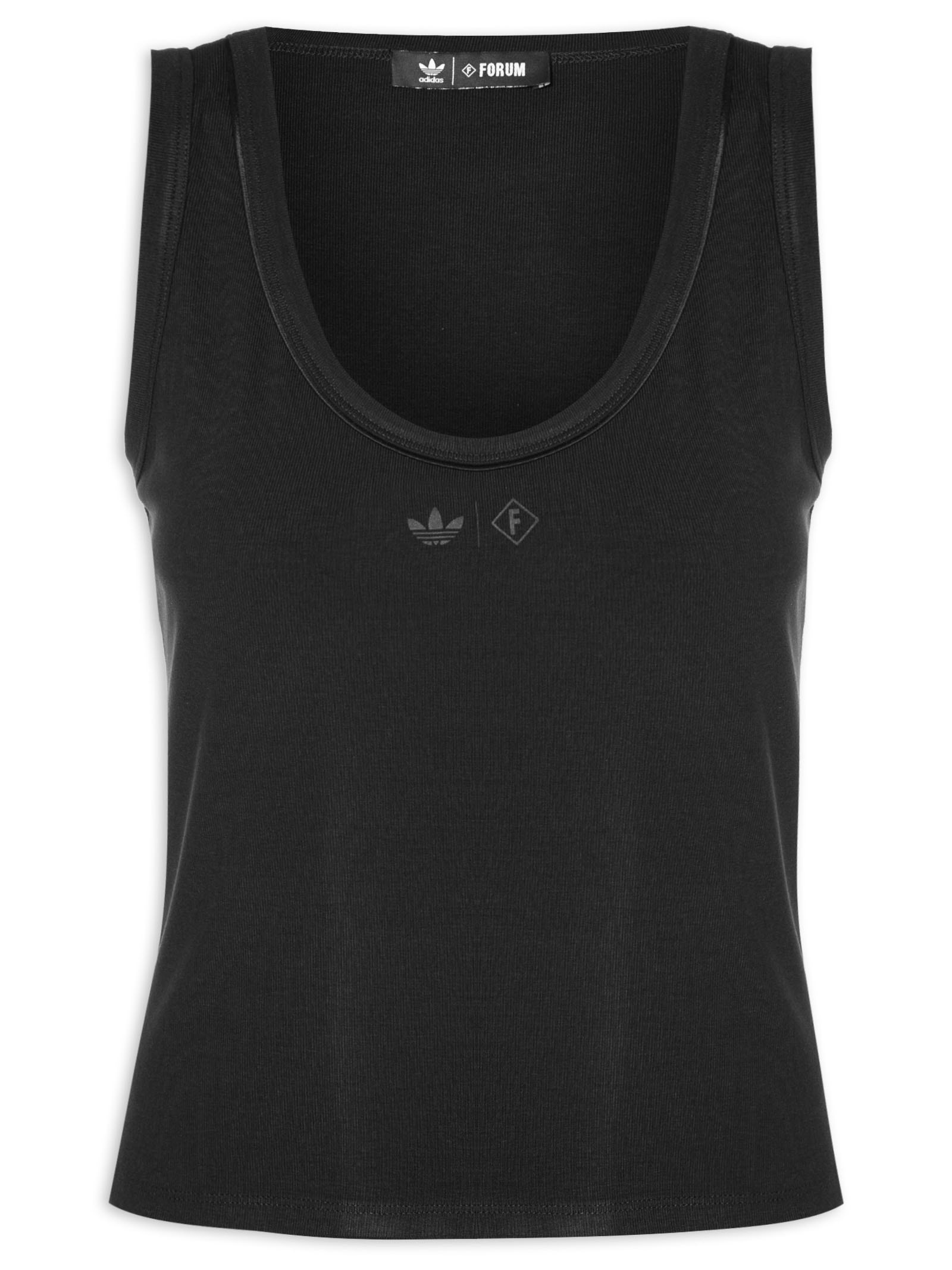 Regata Feminina Canelada - adidas x FORUM - Preto